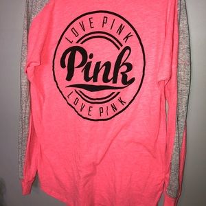 Pink VS long sleeved shirt